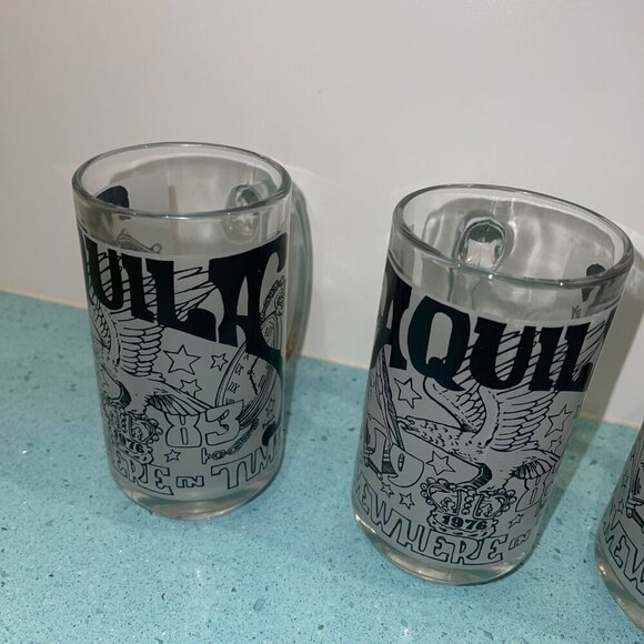 Krewe of Aquila Beer Mug Set of 4 Orleans 1983 Collectible Danny Frolich - Picture 6 of 8